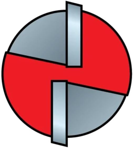 Freud Double Flute Straight Bit with Tico Hi-Density Carbide and Black I.C.E Coating - 2 Cutters, 24000 RPM, 1/4" Height, 1/16" Diameter, 1-5/8" Length, 1/4" Shank - 04-096