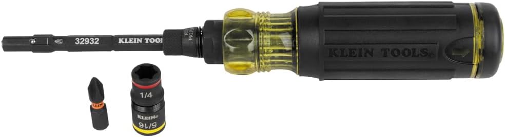 Klein Tools 32516HD KNECT 16-in-1 Impact Rated Hybrid Screwdriver / Nut Driver