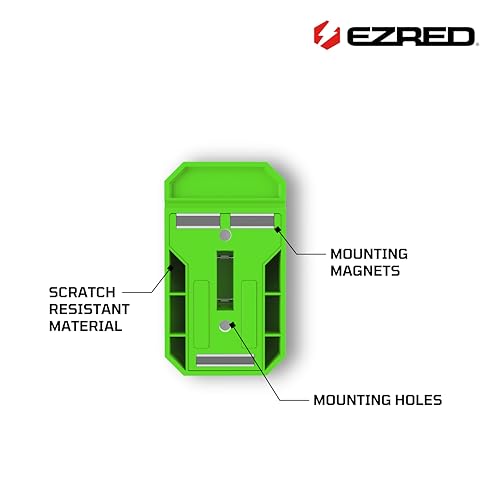 EZRED EZPB1-G Magnetic Pry Bar Holder Non-Marring TPEE with Mounting Holes Low Profile Organization