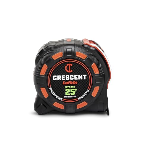 LM1325B-02 1-1/4" x 25' SHOCKFORCE NITE Eye Magnetic Tape Measure