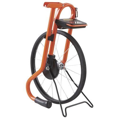 Keson MP401E Electronic Metal Frame Measuring Wheel with Spoked Wheel, 15-1/2-Inch Diameter , Yellow