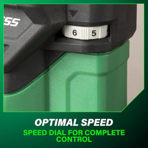 Metabo HPT 36V MultiVolt Cordless Plunge Router Kit | Includes 1/2-Inch and 1/4-Inch Collets | Variable Speed | Optional AC Adapter | M3612DA