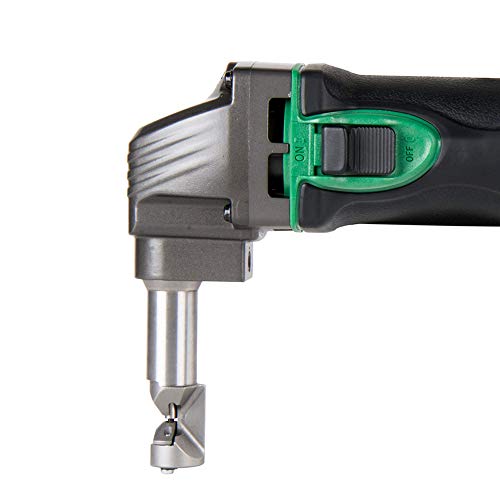 Metabo HPT 18V MultiVolt Cordless Nibbler | For Ribbed Metal Panels | 180 Degree 3-Stop Die Holder | CN18DSLQ4