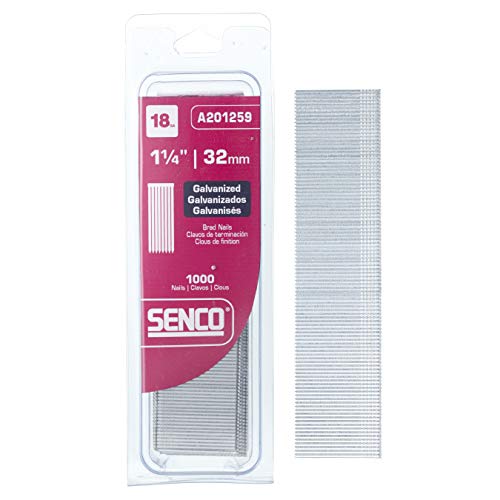 Senco A201259 18-Gauge by 1-1/4 Inch Electro Galvanized Brads