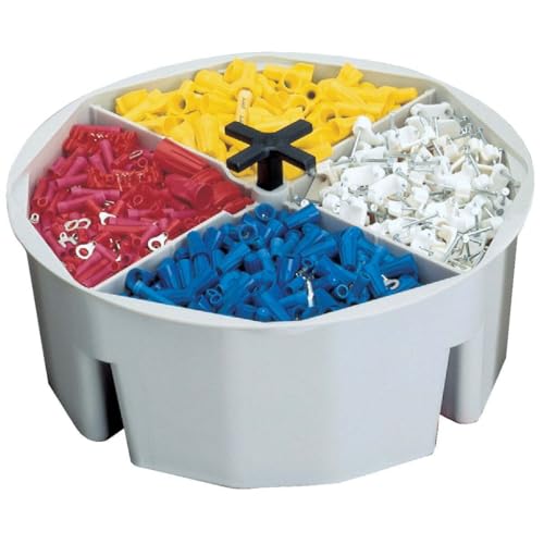 Custom Leathercraft1152 Full-Round Bucket Tray, 2.5 in. High