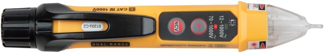 Klein Tools NCVT-5A Non-Contact Voltage Tester Pen, Dual Range with Laser Pointer