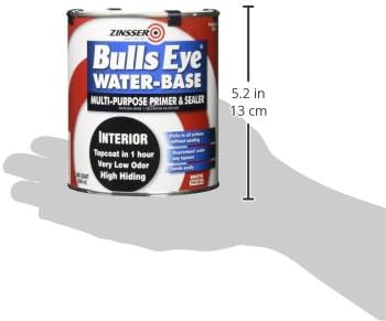 Zinsser 2244 Bulls Eye WB Primer Sealer, Quart, White, 32 Fl Oz
