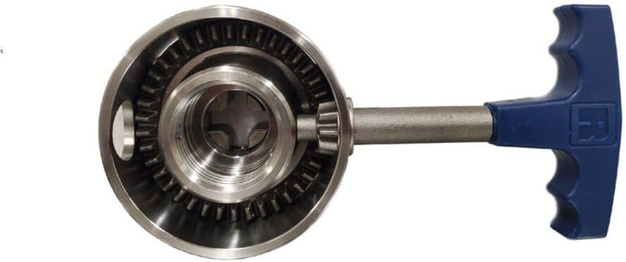 Rikon 71-103 Z3 Chuck, 50mm Jaw, Woodscrew and Chuck Key-Direct Thread 1″ x 8 TPI