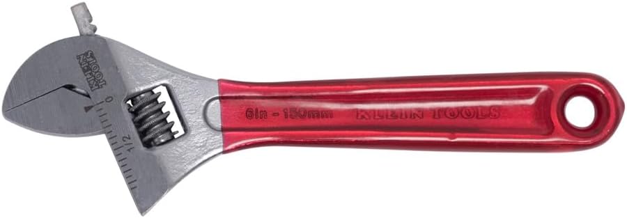 Klein Tools D507-6 Adjustable Wrench Extra Capacity, 6-1/2-Inch