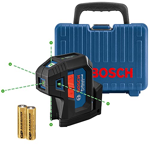 BOSCH 125ft 5-Dots Point Alignment Laser Level 360 With Integrated Magnetic Mount