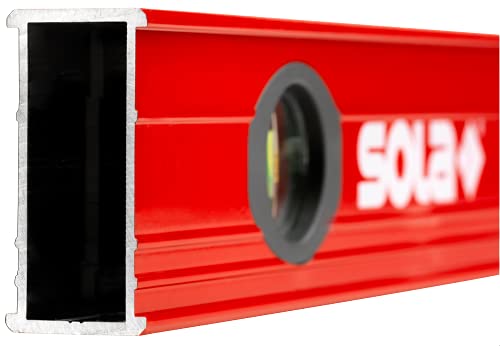 SOLA LSB59LM Box Beam Magnetic Level, Big Red, 59-Inch,Red/Black