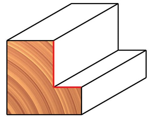Freud 32-100: 1-1/4" (dia.) Rabbeting Bit with 1/4" shank, 1/2" shank length
