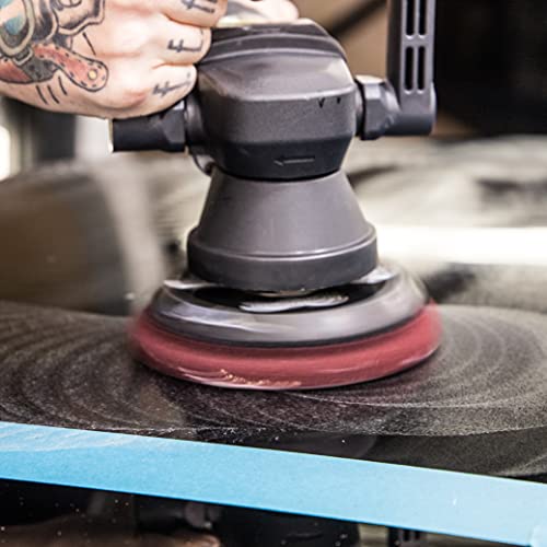 Meguiar's 5" Soft Buff DA Foam Cutting Disc - Hook and Loop Foam Detailing Pad for Removing for Removing Swirls, Scratches, and Oxidation - for use with 5" DA Backing Plate and DA Polisher, 1 Disc