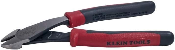Klein Tools J248-8 Diagonal Cutting Pliers, Journeyman, Angled Head, 8-Inch