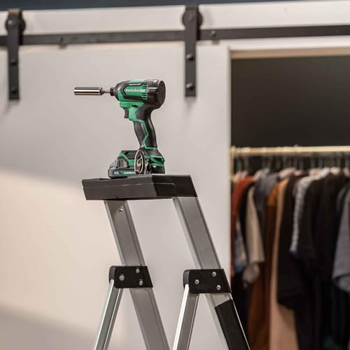 Metabo HPT 18V MultiVolt Impact Driver Kit | 1/4-Inch Chuck | 2-2.0 Ah 18V Batteries | 1,549 in-lbs Torque | Brushless Motor | Compact Size & Weight | Lifetime Tool Warranty | WH18DEX