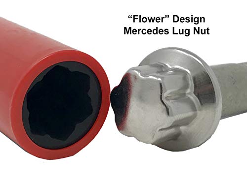 CTA Tools 4218 Mercedes Lug Nut Socket, 17mm Flower Design, Multi