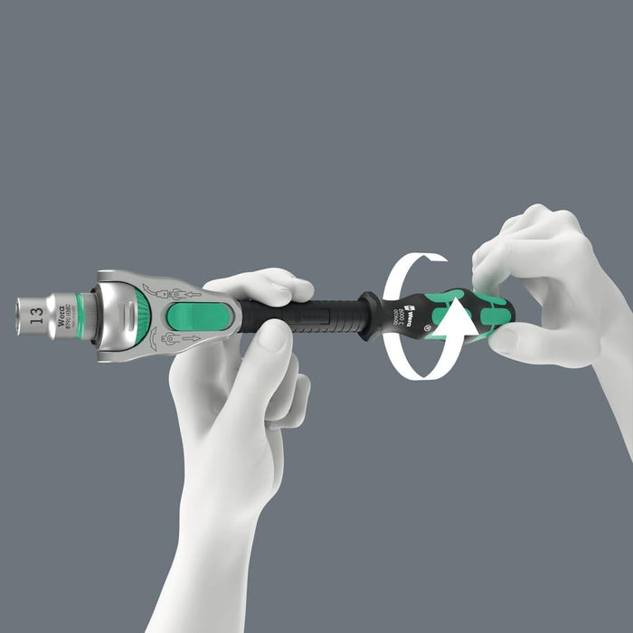 Wera Tools 8000 B Zyklop Speed Ratchet with 3/8" Drive - 5003550001