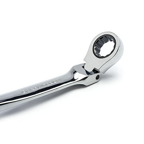 GEARWRENCH 9 Pc. 12 Pt. XL X-Beam Flex Head Ratcheting Combination Wrench Set, SAE - 85298