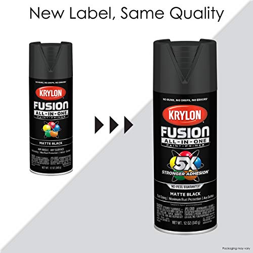 12 oz Krylon K02719007 Purple Fusion All-In-One Paint & Primer Spray Paint, Gloss