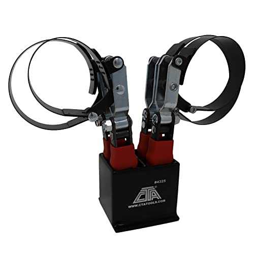 CTA Tools – 4325 Oil Filter Wrench Set with Stand – Passenger Vehicle Applications (4-Piece)