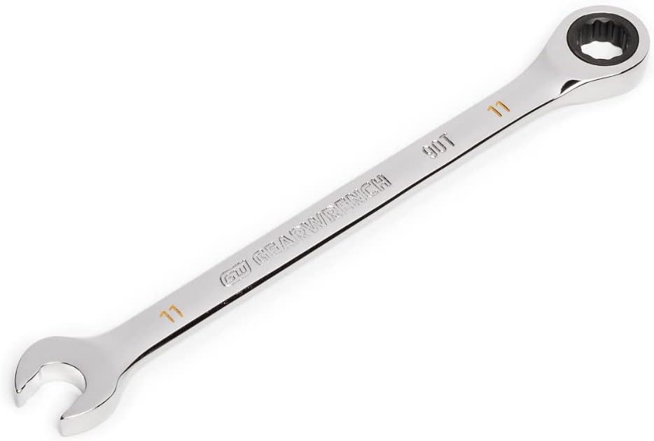 GEARWRENCH 11mm 4 Degree Swing Arch 12 Point Ratcheting Combination Wrench - 86911