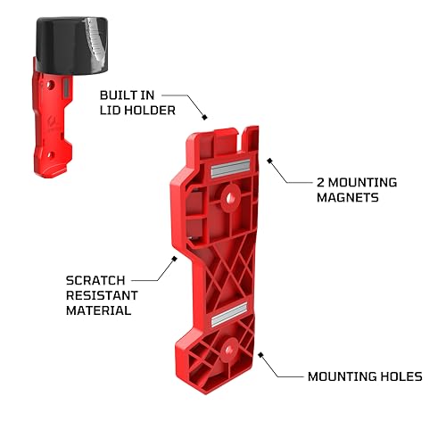 EZRED Magnetic Spray Can Holder 3-Pack Flexible Non-Marring Polymer Lid Holder