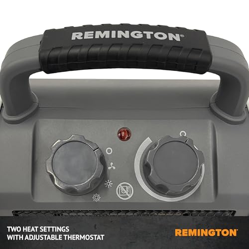 Remington 1500W Heavy-Duty Electric Heater Portable Electric Heater for Garage, Workshop, or Jobsite (REM-222A-120)