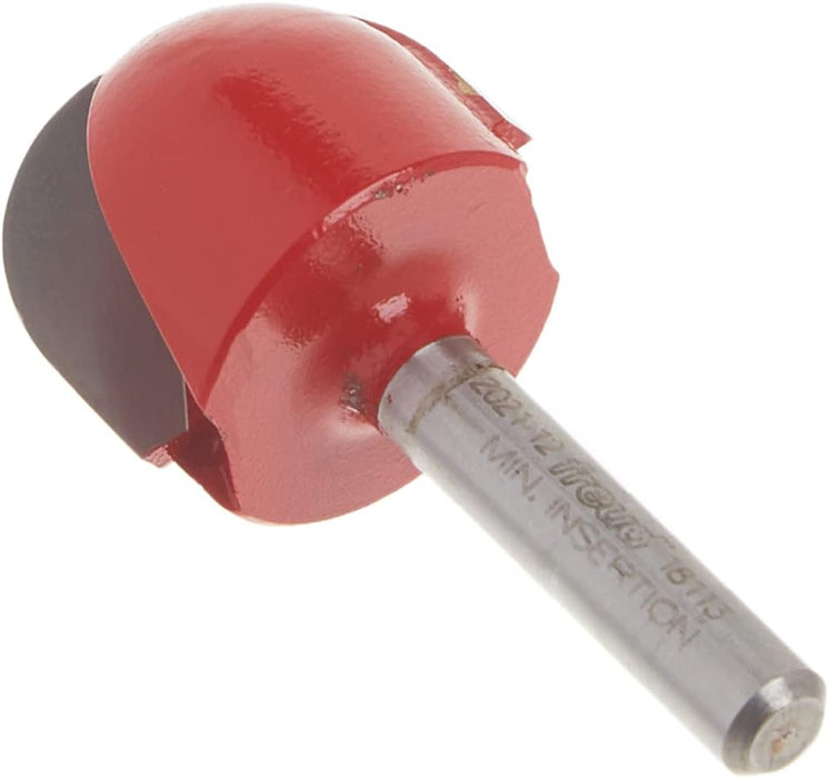 Freud 18-113: 1/2" Radius Round Nose Bit with 1/4" Shank 1-Inch Diameter Round Nose Router Bit with 1/4-Inch Shank