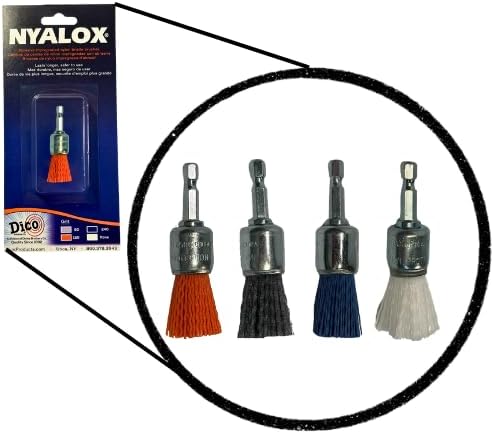 Dico 541-787-3/4 Nyalox End Brush 3/4-Inch Blue 240 Grit