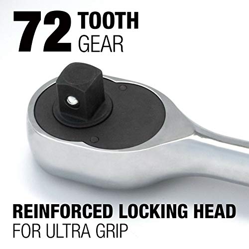 EZRED MR482 Extendable Ratchet Three Piece Set, Grey/Black