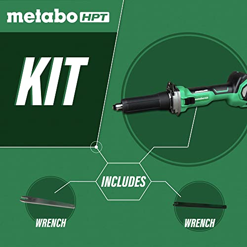 Metabo HPT 18V MultiVolt Cordless Die Grinder | Tool Only - No Battery | 2-Inch Wheel Diameter | Variable Speed | Slide Switch | GP18DAQ4