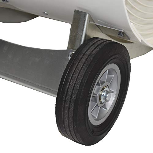 Schaefer VKM36-O 36" Versa-Kool Mobile Spot Cooler Portable Drum Fan with OSHA-Guard, Made in USA, High Airflow, 1/2 HP, 11020CFM, White