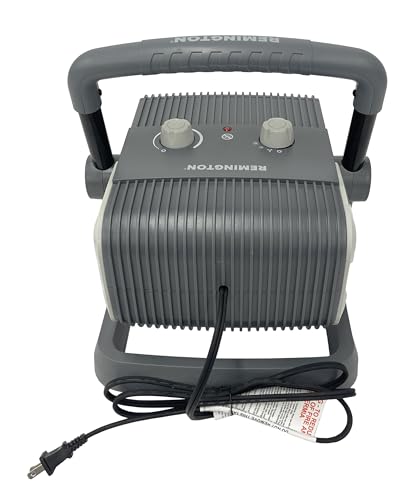 Remington Adjustable Portable Electric Space Heater with Overheat Protection for Garage, Jobsite or Workshop (REM-300A-120-B)