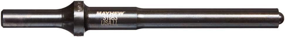 Mayhew Tools 31953HT Pneumatic Roll Pin Punch, 7/16" x 6" Hang Tag, Black Oxide Finish
