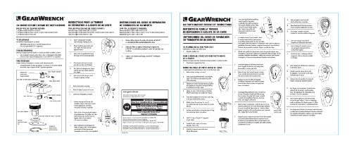 GEARWRENCH 1/2" Drive 84 Tooth Non-Quick Release Ratchet Repair Kit - 81339F