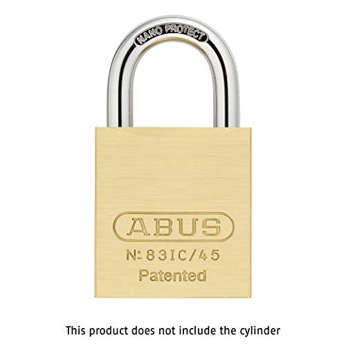 ABUS 83IC/45 Small Format Interchangeable Core Padlock - Core/Cylinder Not Included