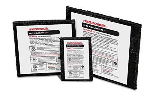 Rectorseal 66366 Metacaulk Box Guard, Black