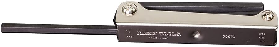 Klein Tools 70579 Folding Hex Key Set, 5-Key, SAE Sizes