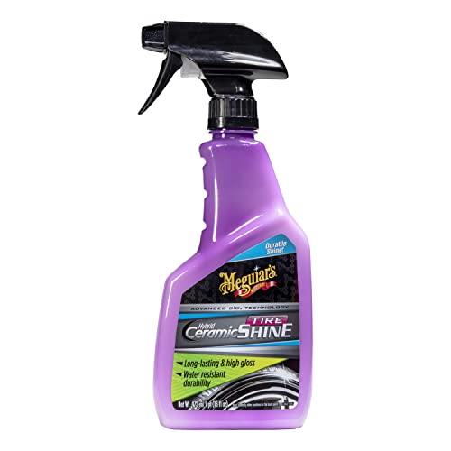 Meguiar's Hybrid Ceramic Tire Shine - Long-Lasting Shine That's Durable & Water-Resistant Hybrid Ceramic Technology - 16 Oz Spray