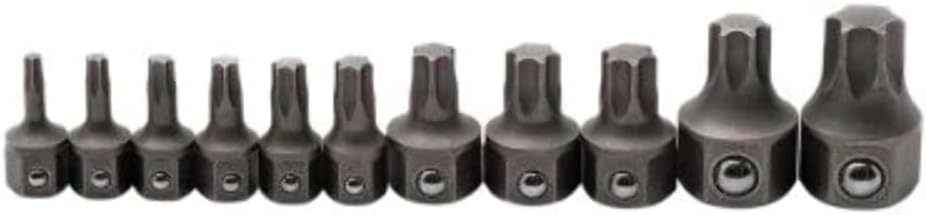 GEARWRENCH 11 Pc. Torx Insert Bit Set for 6 & 12 Pt. Wrenches - 81560