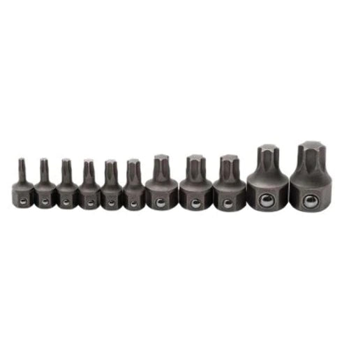 GEARWRENCH 11 Pc. Torx Insert Bit Set for 6 & 12 Pt. Wrenches - 81560