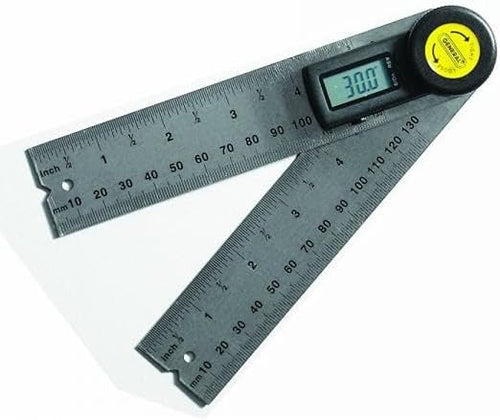 General Tools 5" Digital Angle Finder Rule, 13 cm