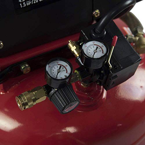 Porter-Cable PXCMF220VW 1.5 HP 20 Gallon Oil-Free Vertical Dolly Air Compressor