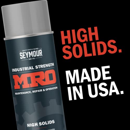 SEYMOUR 620-1423 Industrial MRO High Solids Spray Paint, Safety Red, 16 Ounce (Pack of 1)
