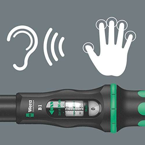 Wera Click-Torque B1 Torque wrench Drive 10-50 Nm