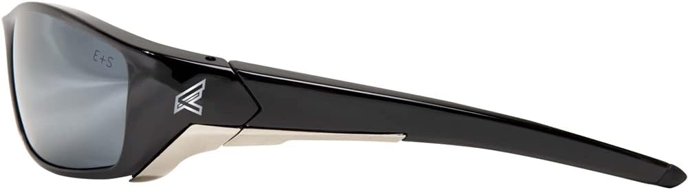 EDGE (SR117) Reclus - Black Frame/Silver Mirror Lenses, One Size, Casual