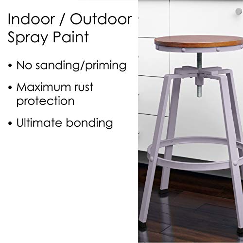 Krylon Fusion All-In-One Adhesive Spray Paint for Indoor/Outdoor Use, 12 oz, Clear