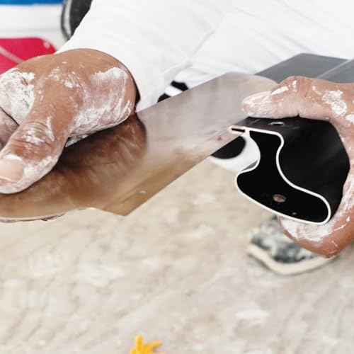 DEWALT Drywall Skimming Blade, 14-Inches | Pro-Grade | Extruded Aluminum & European Stainless Steel Construction | High-Impact End Caps | Sheetrock Gyprock Wall-Board Plasterboard | DXTT-2-914