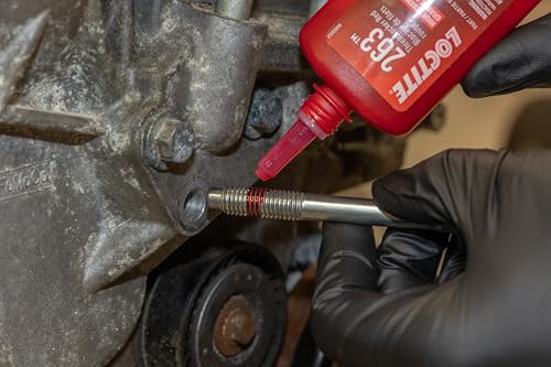 LOCTITE 263 Automotive Threadlocker Red – High Strength Thread Lock, General Purpose Applications, Oil Tolerant, Fluorescent - 36 ml, 1 Pack