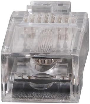 Klein Tools VDV826-728 Pass-Thru Modular Data Plugs, RJ45-CAT5E (Pack of 10)